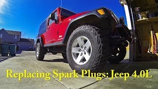 Replacing Spark Plugs: Jeep 4.0L