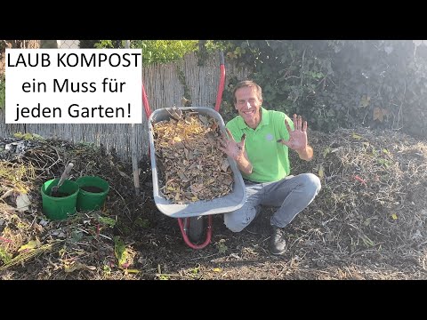 The LEAVES COMPOST - peat substitute, fertilizer and soil improver - a MUST for every garden 🍀