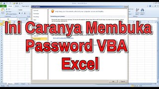Cara Buka Password vba Excel | Project vba Excel