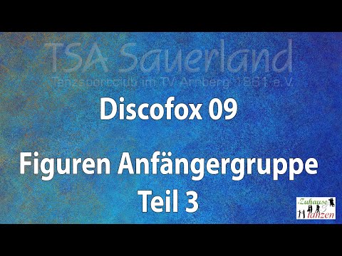 #Zuhause und tanzen - Discofox 09:  Figuren Anfängergruppe - Körbchen