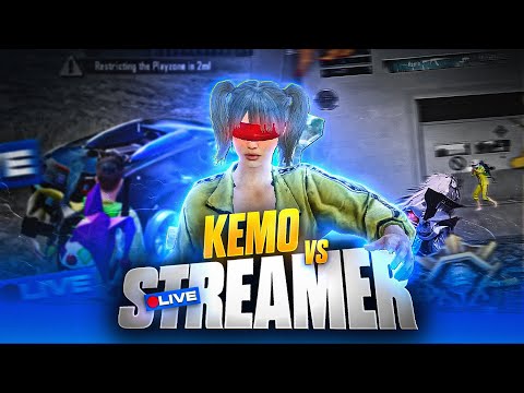 KEMO vs Live STREAMER Squad! [++Failed] | BGMI 🔱