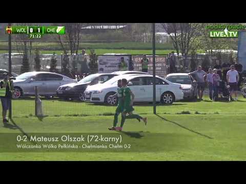 Wólczanka Wólka Pełkińska - Chełmianka Chełm 0-2 [SKRÓT MECZU]