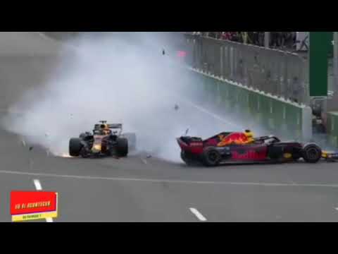 Ricciardo e Verstappen se achando// Azerbaijão 2018