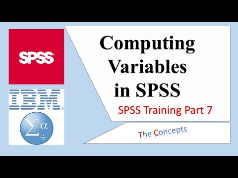 Computing Variables in SPSS (Lesson 6)