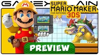 Super Mario Maker 3DS - Hands-On Preview Discussion