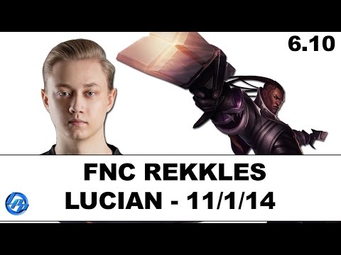 FNC Rekkles - Lucian vs Sivir - EUW SoloQ