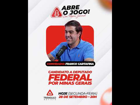 ABRE O JOGO #6 | Franco Cartafina fala sobre política, Uberaba e as eleições de 2026
