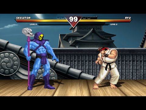 SKELETOR VS RYU - HIGH LEVEL INSANE FIGHT!