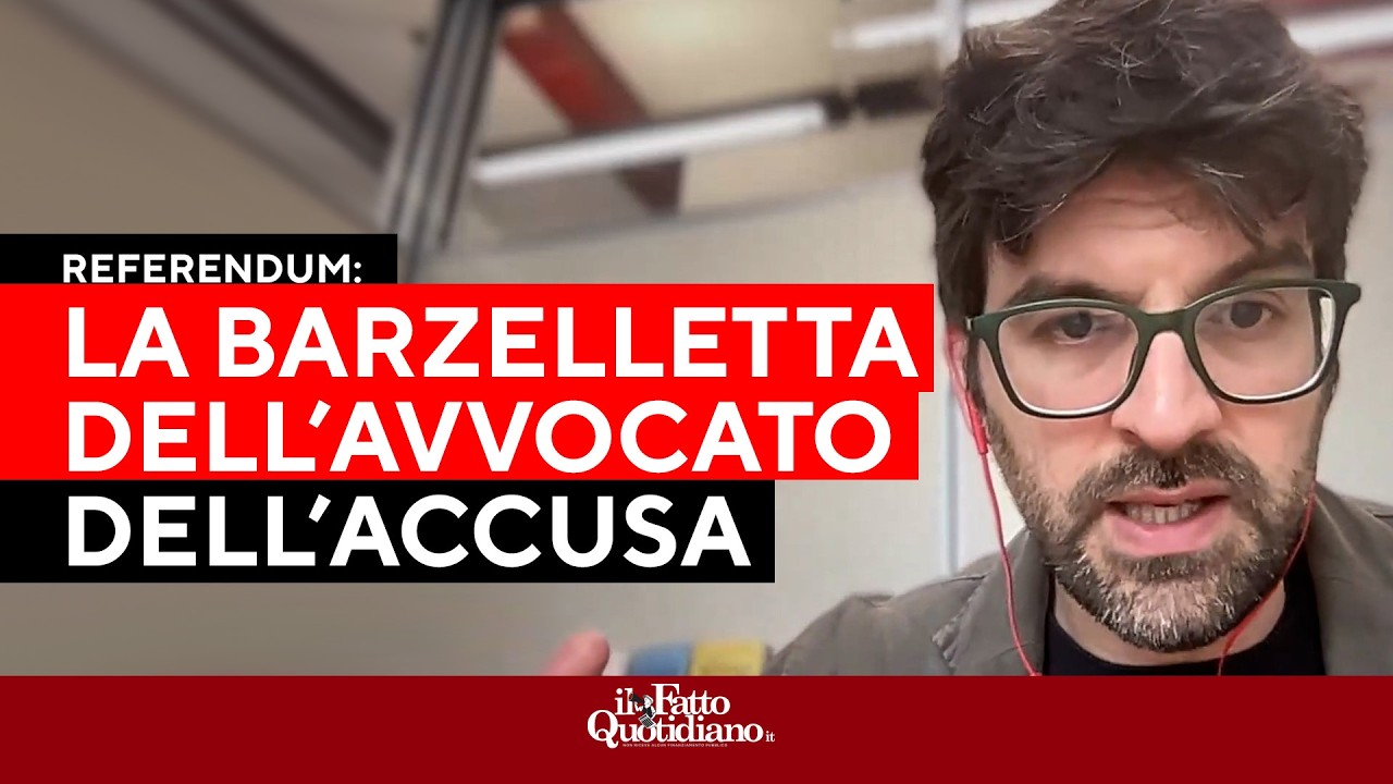 Referendum: la barzelletta dell'avvocato dell'accusa