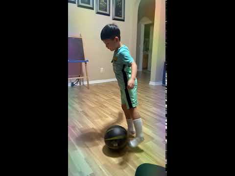 Ryan Ho is playing soccer