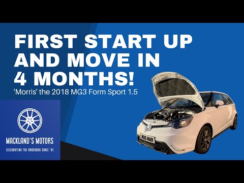Car's first start and move in 4 months! 2018 MG3 Form Sport 1.5. Mackland's Motors Bonus Video