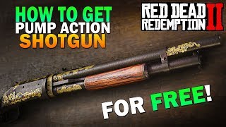 How To Get The Pump Action Shotgun & Easy Money Early Game! Red Dead Redemption 2 Gameplay [RDR2]