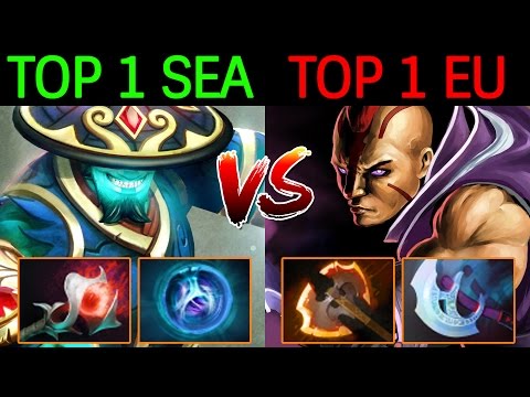 Miracle- [Anti Mage] VS MidOne [Storm Spirit] - Top 1 EU vs Top 1 SEA Dota 2 7.05
