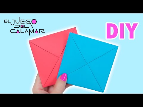 DIY EL JUEGO DEL CALAMAR Cómo Hacer un DDAKJI - Squid Game