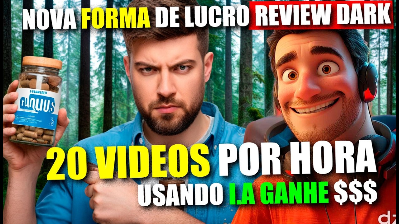 🔨 REVIEW  DARK  20 VÍDEOS Por dia OU Por hora  🎯 |  NO automático 🔥 Com produção RÁPIDA  de CONTEÚDO