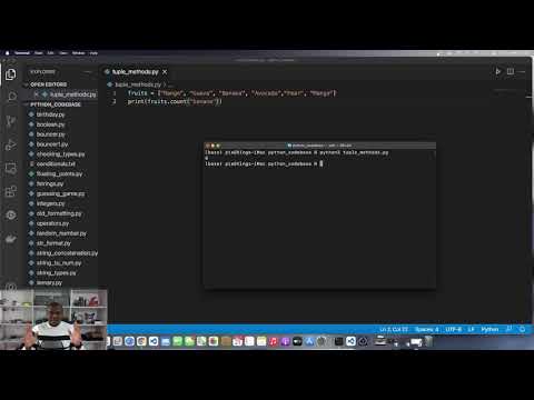 Python Programming 74 Common Methods On Tuples