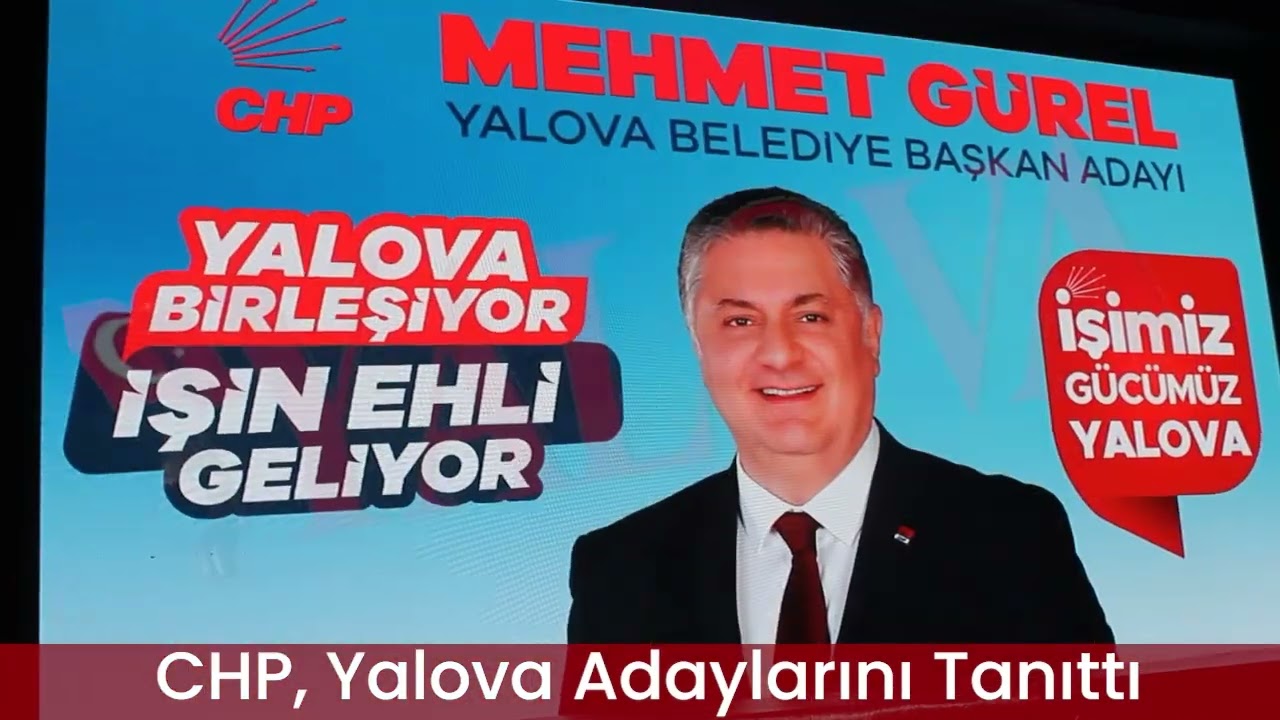 CHP, Yalova Adaylarını Tanıttı