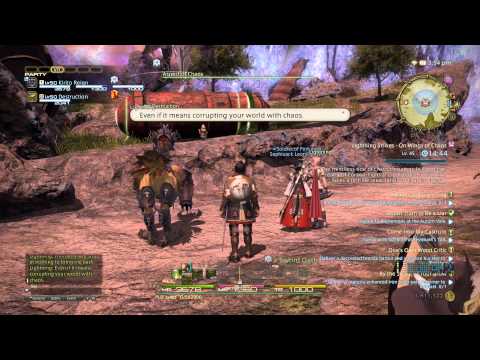 Lightning Strikes - On Wings of Chaos! FFXIV: A Realm Reborn Gameplay Walkthrough Part 140(PS4)