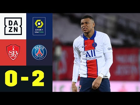 PSG-Sieg reicht nicht für die Meisterschaft: Brest - PSG 0:2 | Ligue 1 | DAZN Highlights