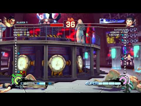 SSF4 AE: Akimo (Honda) vs kof2002UM (Sakura) - Ranked Match (720p HD)