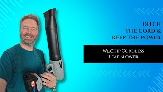 Tiny But Mighty! 💨 WeChip Cordless Leaf Blower Review – Is It Worth It?