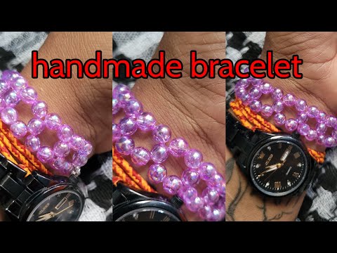 Handmade  bracelet/Easy bracelet making #sajeeArishvlog #bracelet #srilanka #easy easy #handmade