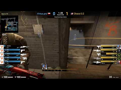 ESports - CS:GO, Chaos vs Virtus.pro, DreamHack Open Atlanta 2019 (16th of November 2019), Train ...