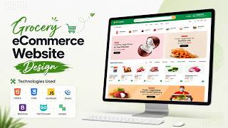 Grocery eCommerce Website Design | HTML CSS JavaScript | Responsive On