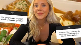 Mukbang Q&A *HUSMANSKOST* Mukbang Q&A *HUSMANSKOST*