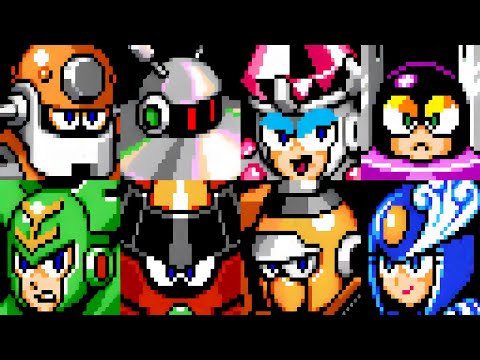 Megaman 9 - Boss Rush+Weaknesses 