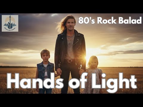 ✨ Hands of Light | 80s Rock Ballad Revival 🌌 Emotional Guitar 🎸 | AI Music Tribute
