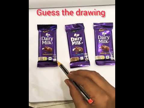 dairy milk chocolate art #shorts #art #vlog #drawing #painting