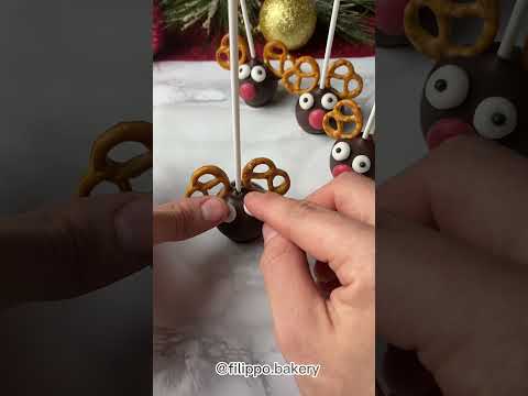Reindeer cake pops #shorts