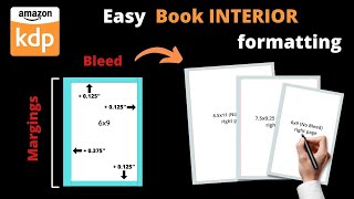 How to Format No-Low Content Books, Margin and Bleed, Easy KDP Tutorial