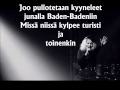Chisu - Baden Baden (+LYRICS !) 