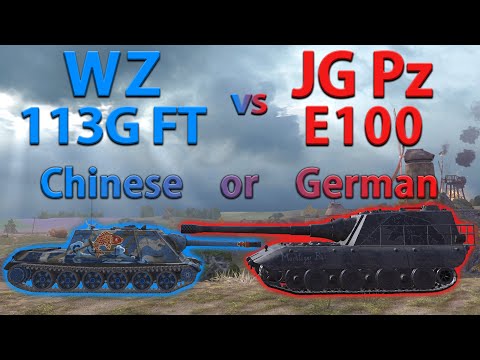 WOT Blitz Face Off || WZ-113G FT vs JG. Pz. E100