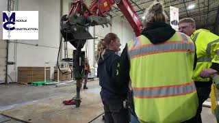 Watch video: Industrial Helical Pier