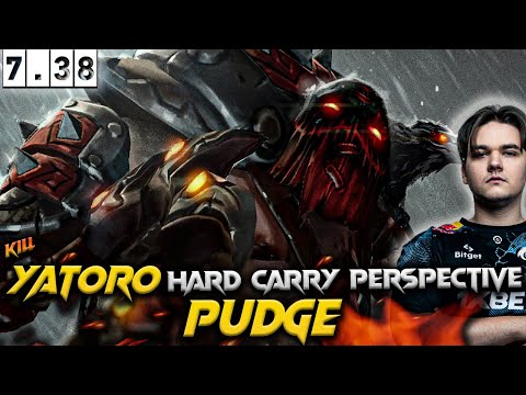 New Patch 7.38 - Crazy Yatoro Pudge Hard Carry - Dota 2 (Full Gameplay with no commentary) #yatoro