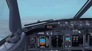 preview picture of video 'PMDG 737 NGX LTCE Landing Cockpit View - Erzurum Airport'