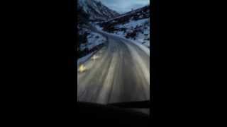 preview picture of video 'Iceroad truckers Tromvik-Tromsø little winter'