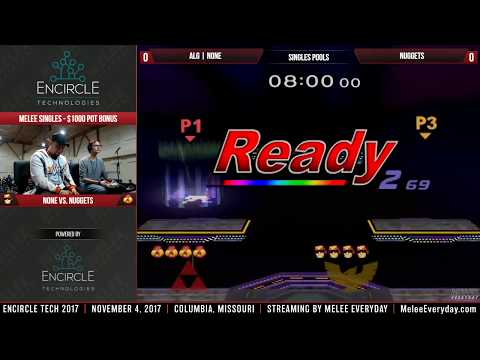 Encircle Tech 2017 - ALG | n0ne (C. Falcon) vs. Nuggets (Sheik) - SSBM - Singles Pools