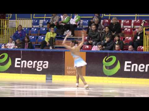 2 Brittany LAU (SIN) - ISU JGP Baltic Cup 2011 Junior Ladies Free Skating