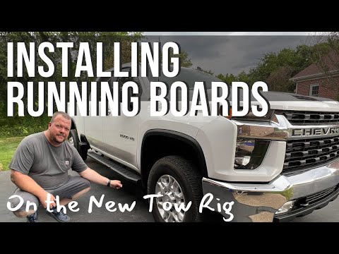 Installing Running Boards - Chevy Silverado 2500 HD Z71