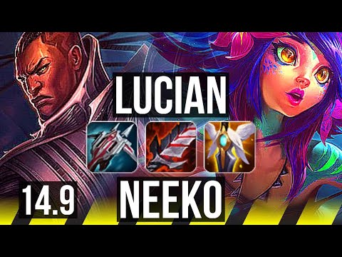 LUCIAN & Vel'Koz vs NEEKO & Camille (ADC) | 7 solo kills, 51k DMG, Legendary | BR Master | 14.9