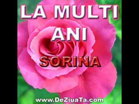 La Multi Ani SORINA