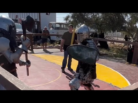 Armored Combat my first time fighting  (Ordo Draconis practice 06-04-23)