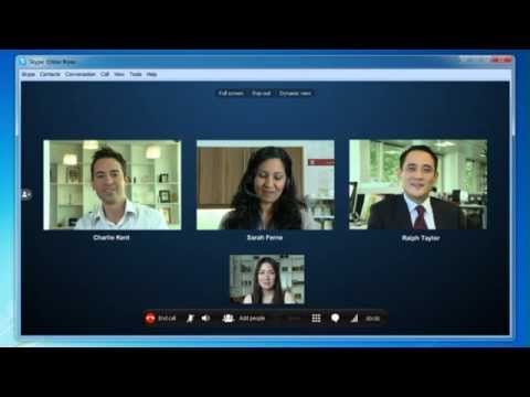 How to make a Skype video conference call - Windows