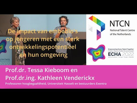 ECHA2022 -  Kieboom & Venderickx, Impact van embodio's op jongeren met een sterk ontwikkelpotentieel