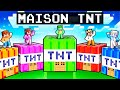 CONSTRUIRE la meilleure MAISON DE TNT sur Minecraft..