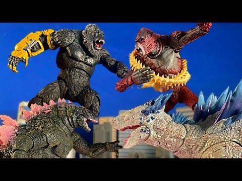 GODZILLA X KONG FINAL BATTLE (full stop motion movie)